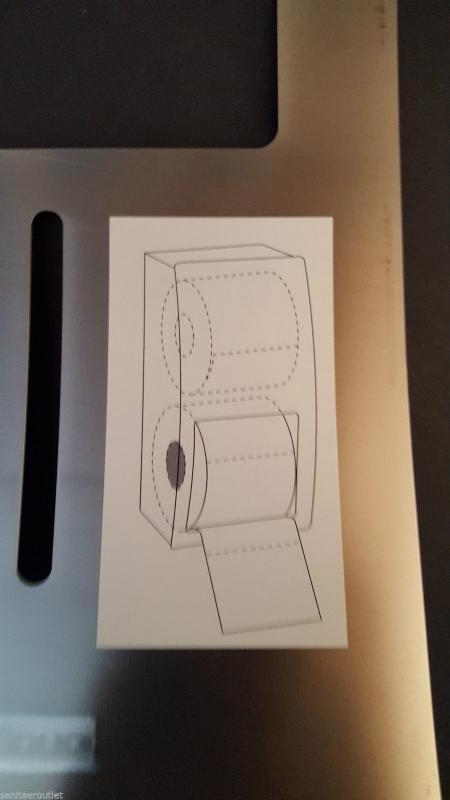 FRANKE STRATOS WC-Rollenhalter für 2 Rollen,absperrbar, edelstahl matt, STRX672