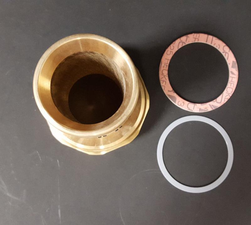Geberit Mepla Übergang mit Überwurfmutter, G2 3/8“, #607583005