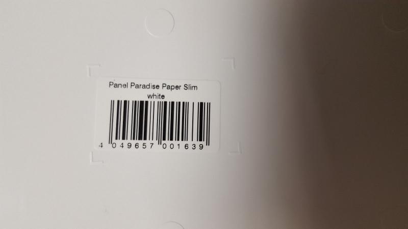 CWS Front-Panel zu CWS Falpapierspender weiß, Paradise Paper Slim