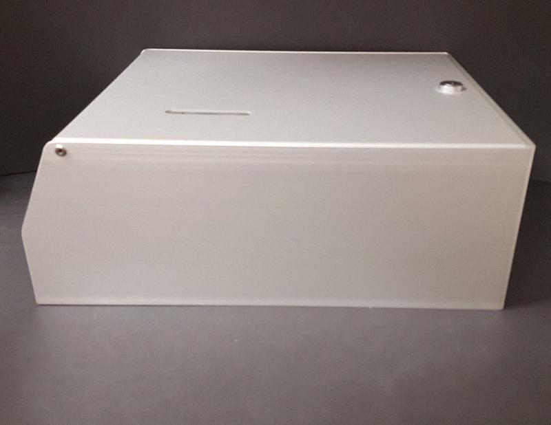 CWS Universal-Faltpapierspender 750, aluminium eloxiert mit Schloß