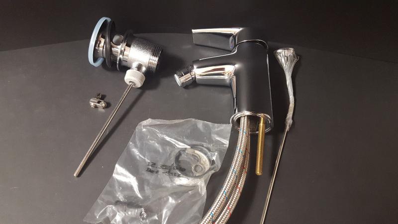Eichelberg Bidet Mischer mit Derby Top Logo, Bidetbatterie, Chrom, Hochwertig