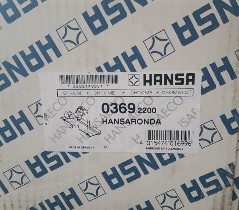 Hansa Ronda Wasch-oder Spültischbatterie, Chrom, NEU, OVP #03692200