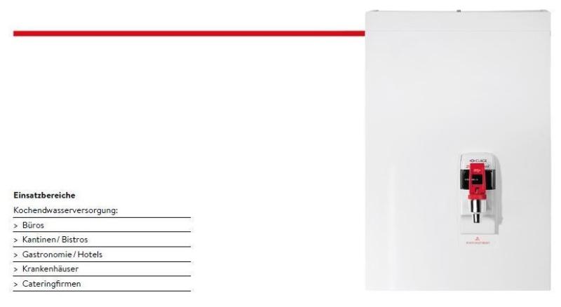 Clage Kochendwassergerät ZIP Hydroboil KA40 #4100-44040 für Gastro, Büro, Hotel