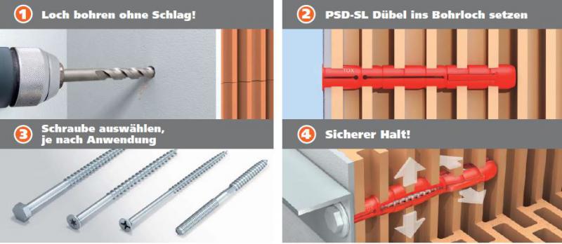TOX Parallelspreizdübel PSD-SL - Großpackung - verschiedene Größen