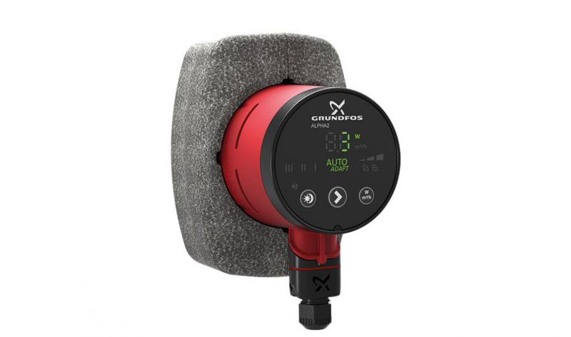 Grundfos ALPHA2 25-60 130, Hocheffizienz-Nassläuferpumpe #97914902