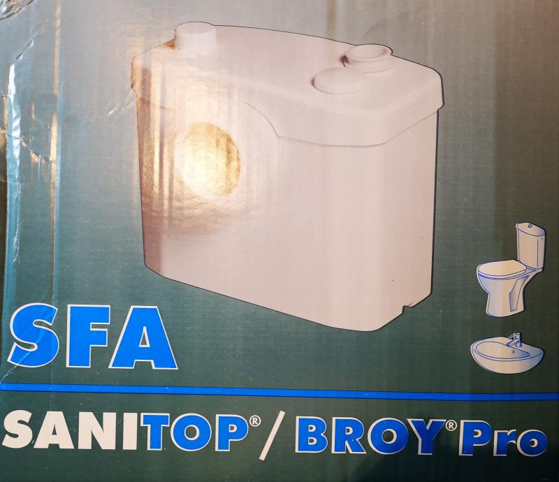 SFA Sanibroy Pro Hebeanlage für WC und Waschtisch