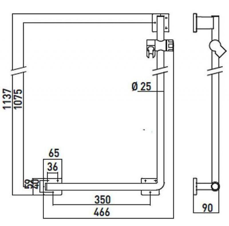 Emco system 2 Dusch-Haltegriff #357000108