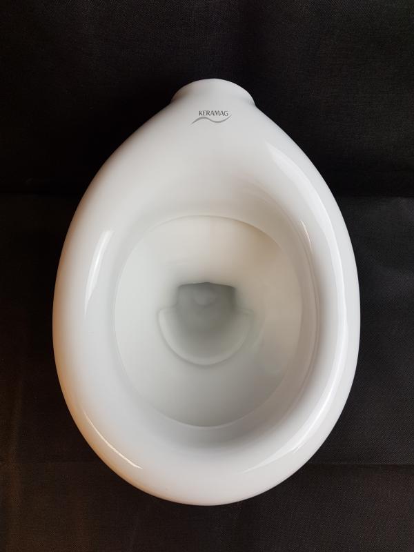 Keramag Baby Tiefspül-WC 6l, weiß für Kleinkinder #211650600, KERATECT, stehend