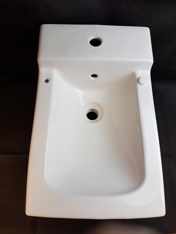 Villeroy & Boch Bidet, sehr edel, mit Keramik plus, weiss, SONDERPREIS!