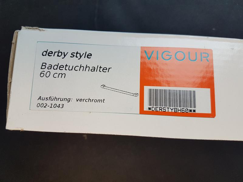 Badetuchhalter derby style 60cm verchr. VIGOUR
