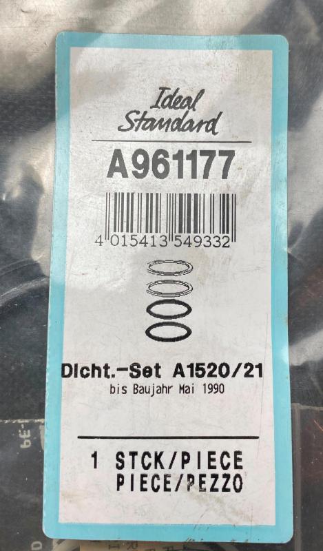 ideal Standard Dichtungsset A1520/21 bis Bj. 05.1990 #A961177