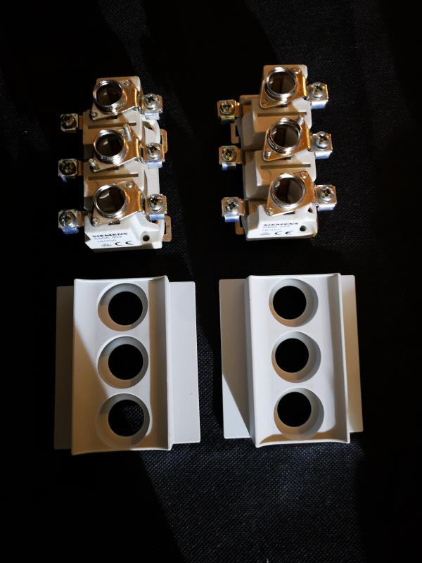 Siemens 5SG5553 Sicherungssockel D01 16A 3polig - 2 Stück Paket