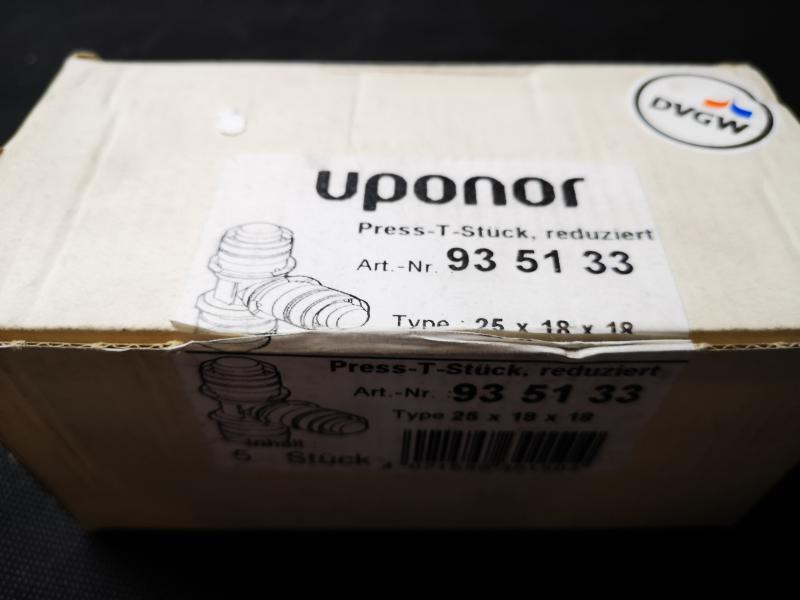 uponor Press-T-Stück reduziert 25-18-18 #935133