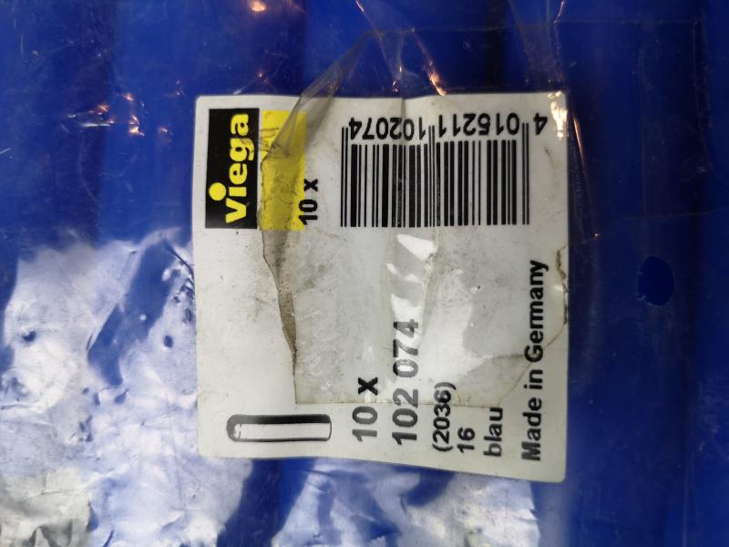 viega Schutztülle blau 10 Stück/Paket #102074 2036