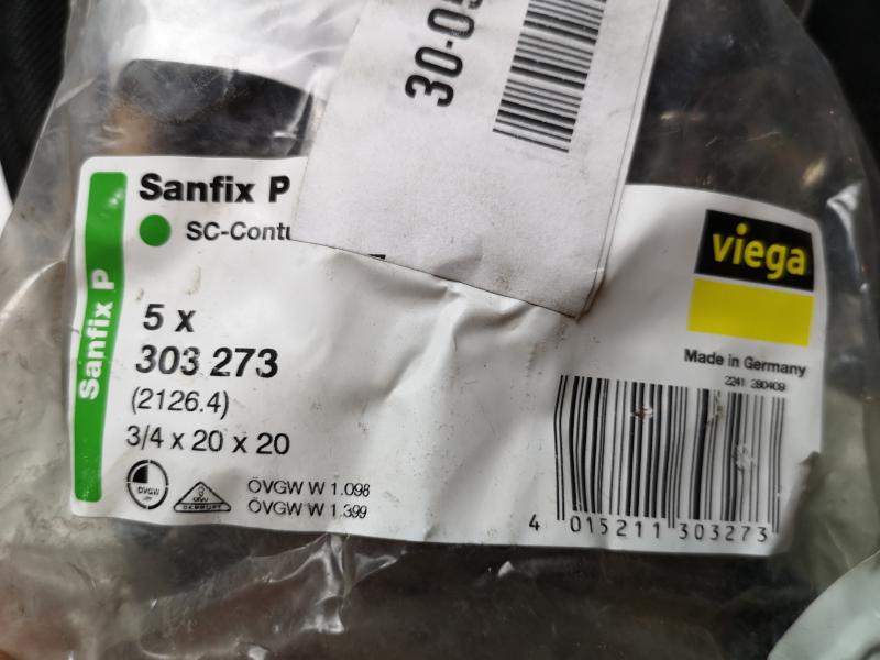 Viega 303273 T-Stück mit SC Sanfix P 2126.4