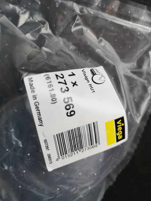 Viega Ausstattungsset 6161.80 aus Kunststoff verchromt