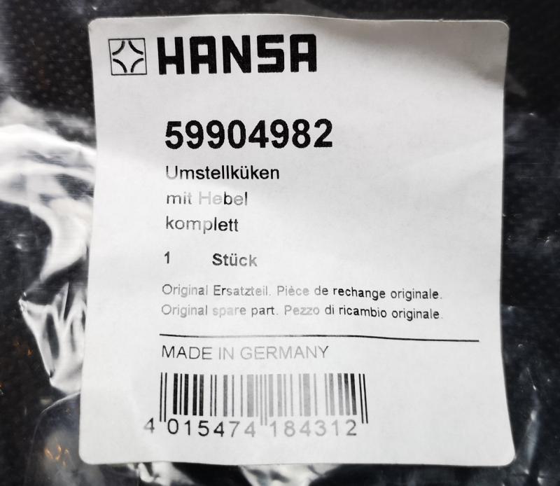 HANSA Umstellküken mit Hebel Komplett #59904982