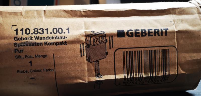 Geberit Wandeinbau-Spülkasten Kompakt pur #110.831.00.1