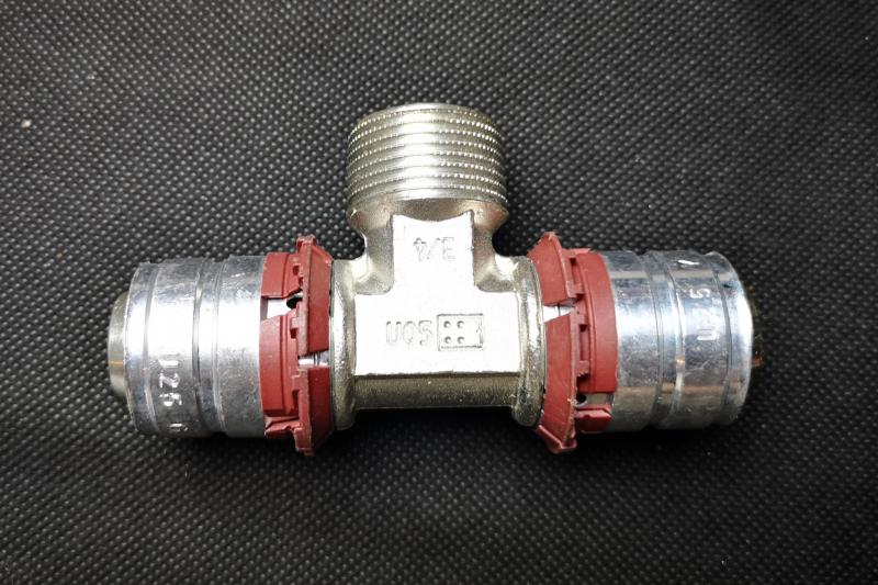 uponor Press-T-Stück 25 - 3/4 AG - 25