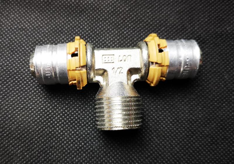 uponor Press-T-Stück 16- 1/2" AG -16