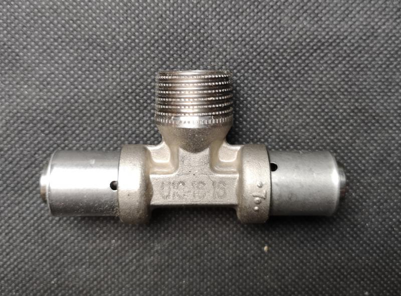 UNICOR Preß-T-Stück 16 - 1/2" AG - 16