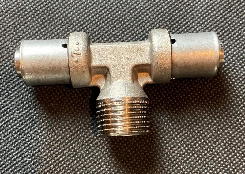 unicor Press-T-Stück 16 x 1/2" x 16 #932222