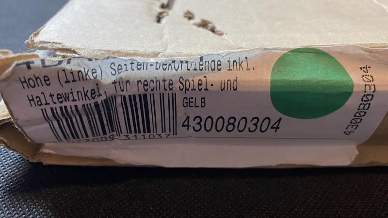 KERAMAG Seiten-Dekorblende gelb 430080304