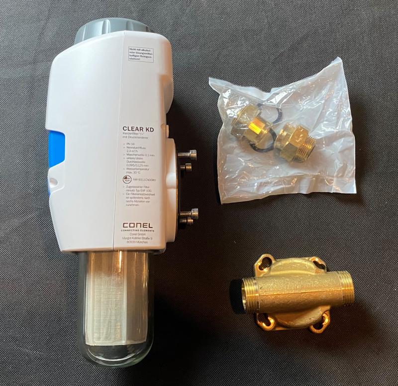 Conel Clear KD 3/4" Kerzenfilter mit Druckminderer