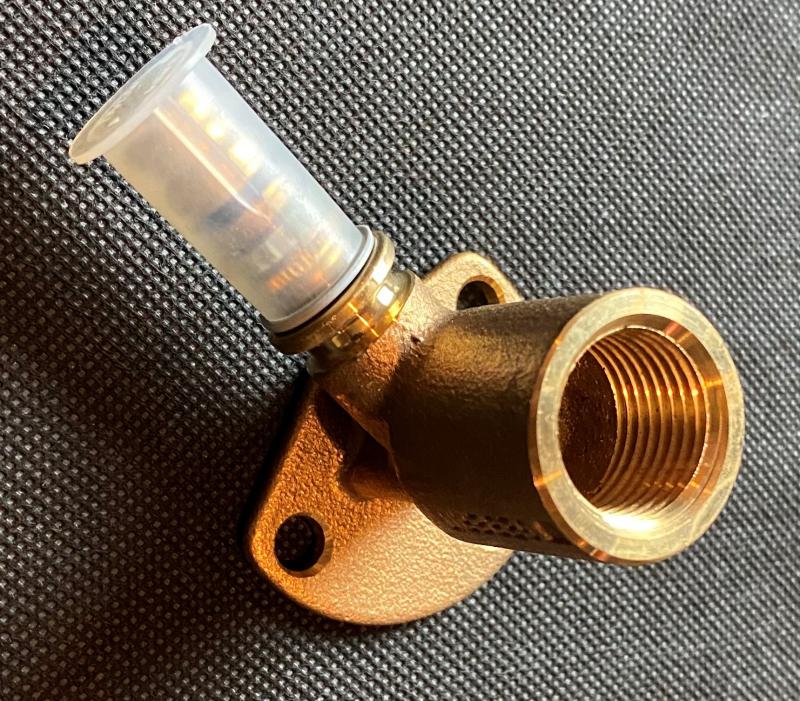Geberit Mepla Wanscheibe 90 Grad L=52 mm 16-1/2" #601.293.00.5