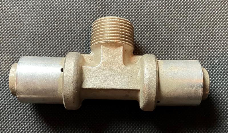 Unipipe Press-T-Stück 25 - 3/4" AG - 25