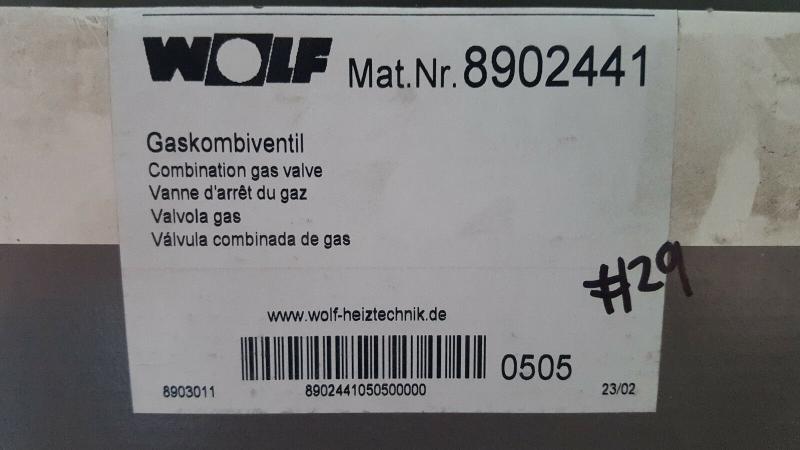 Wolf Heizung Gaskombiventil, Artikel-Nr. 8902441
