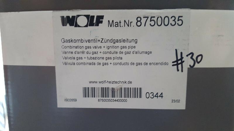 Wolf Heizung Gaskombiventil und Zündgasleitung, Artikel-Nr. 8750035