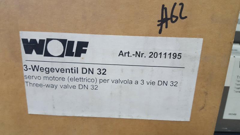 Wolf Heizung 3-Wegeventil DN32, Artikel-Nr. 2011195