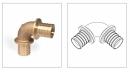 REHAU Rautitan Winkel 32 x 4,4 - 45 Grad